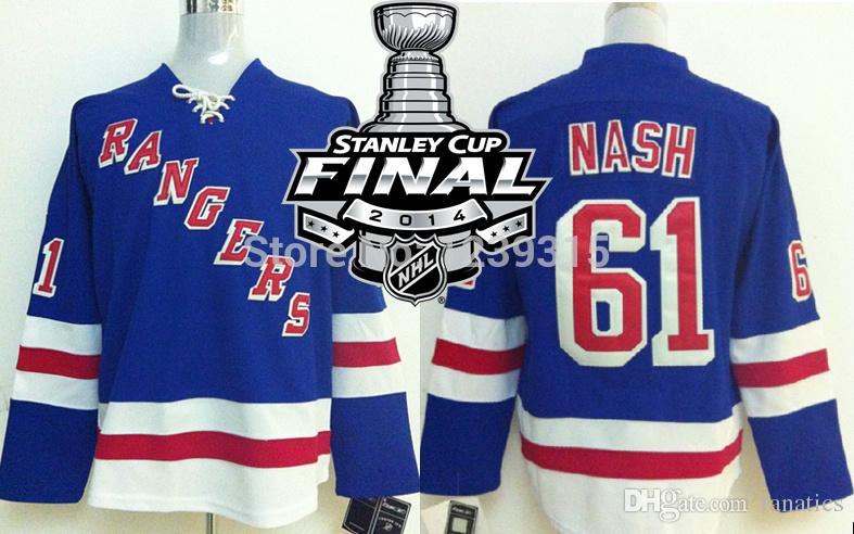 

2016 Newest/ Stanley Cup Finals Youth New York Rangers Jerseys #61 Rick Nash Jersey Kids NY Rangers Home Royal Blue Cheap Boys Ho, Bule