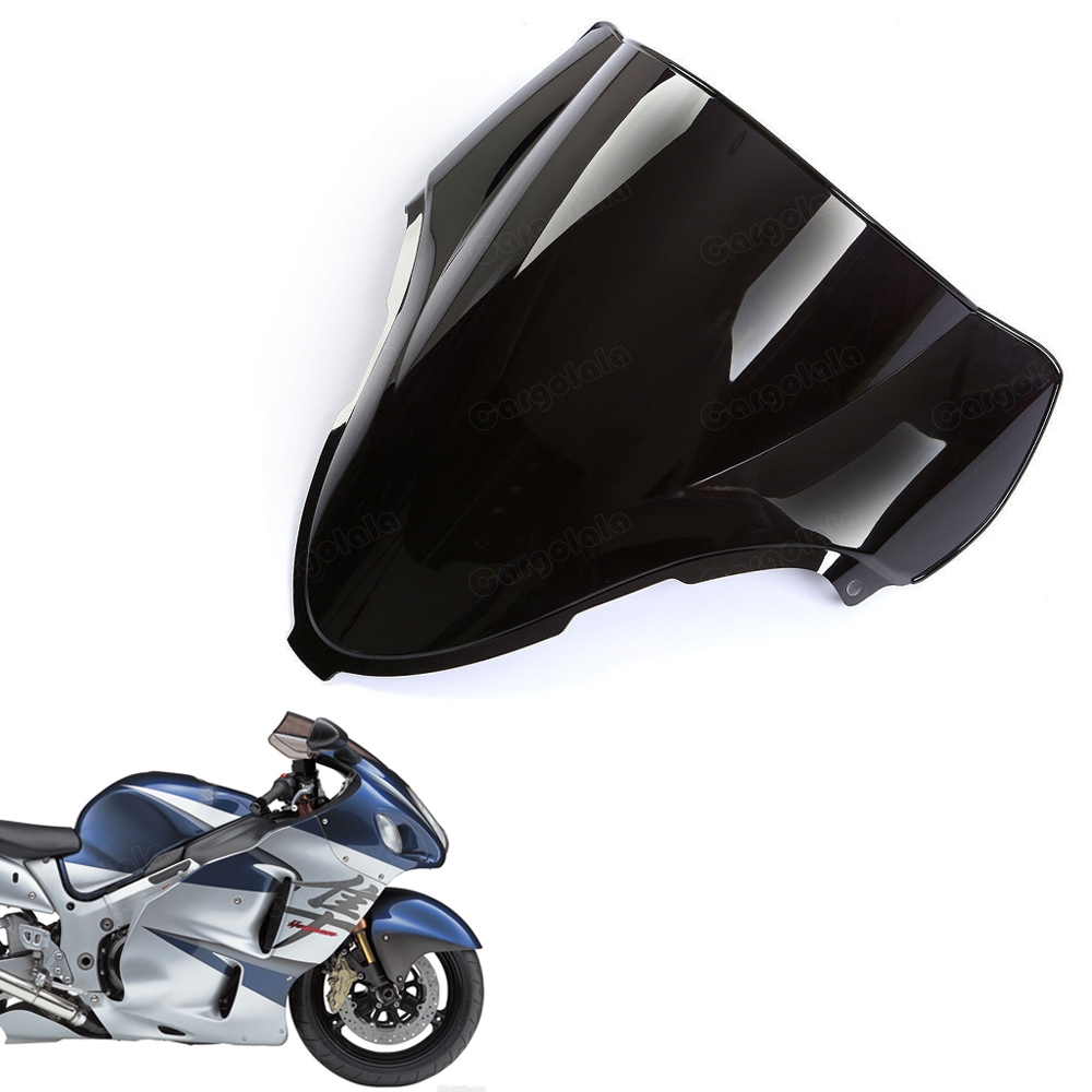 Nouveau bouclier pare-brise moto double bulle pour Suzuki GSXR1300 Hayabusa 1996-2007