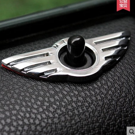 

10Pcs/lot Car Styling Insignia Emblem Wing Alloy MINI Sticker Decoration for BMW MINI Cooper R55 R56 R57 R58 R59 Door Lock Knob