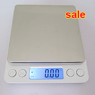 En gros 2016 Nouvelle Vente Chaude 500g / 0.01 g Précision Numérique Cuisine Balance Avec Écran LCD Livraison gratuite