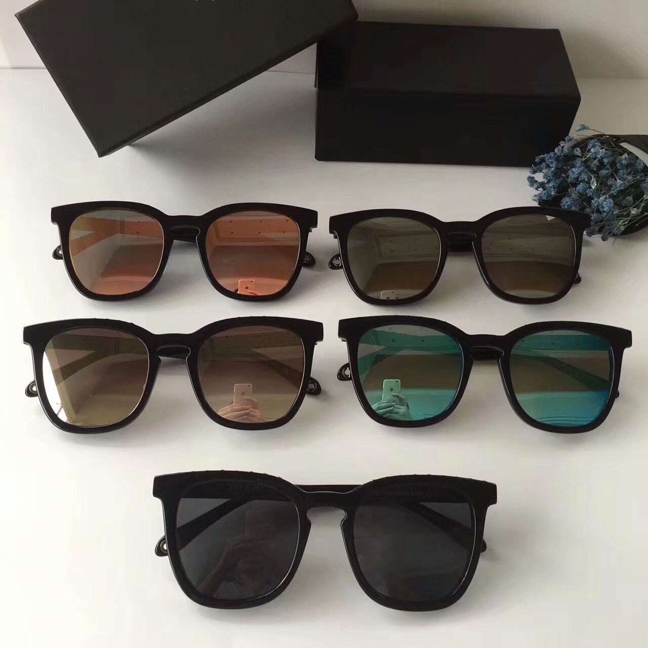 

Fashion brand designer sunglasses for men GV 7006/S luxury glasses men sunglasses for women summer style UV400 lens women sunglasses and box