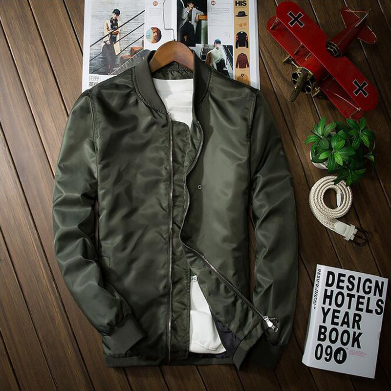 Wholesale- Covrlge Men's Jacket 2017 Spring Autumn Thin Mens Bomber Jackets Army Pilot Jacket Brand-clothing Casual Coats Clothes MWJ033