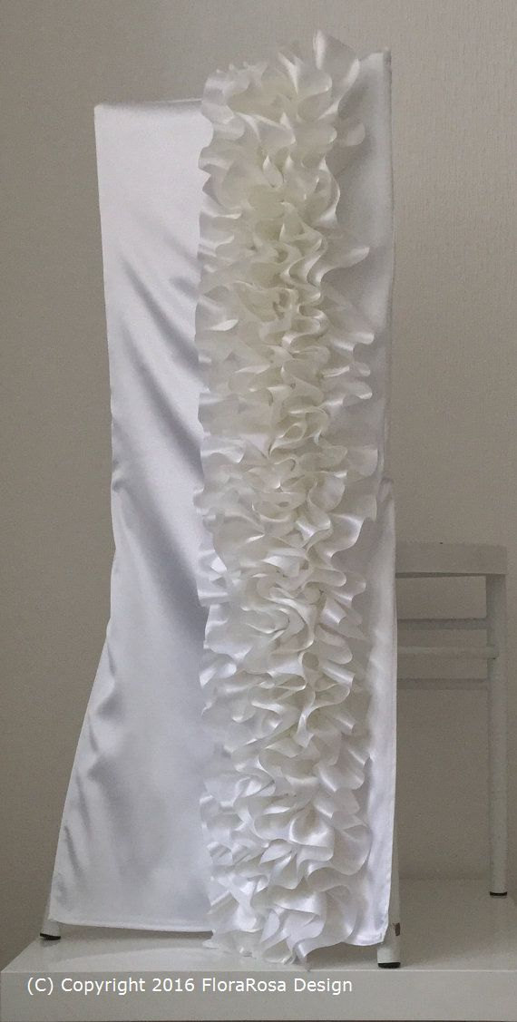 

2016 Taffeta Ruffles Wedding Chair Sashes Vintage Romantic Luxurious Chair Covers Floral Wedding Supplies Cheap Wedding Accessories, Dark navy