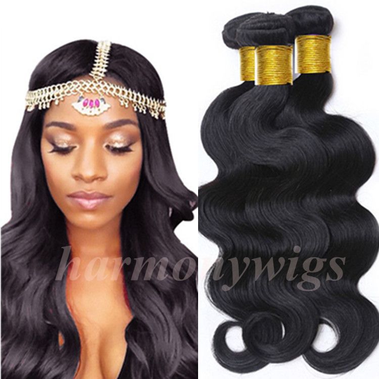 

Virgin Mongolian Hair Bundles Human Hair Wefts Body Wave 100% Unprocessed Brazilian Peruvian Indian Malaysian Mink Virgin Hair Extensions, Natural color
