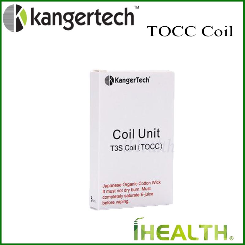 

Kanger TOCC Coil Head for T3S MT3S Clearomizer Japanese Organic Cotton wick 100% Original T3S OCC Replacement Coil Head