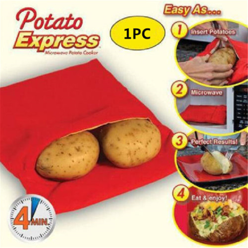1* Kochtasche Tasche Beutel Kartoffelbeutel Mikrowelle Backbleche Küche Zuhause