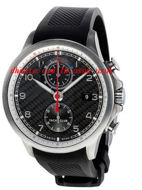 

Top Quality Luxury Wristwatch Portuguese Yacht Club Quartz Chronograph Black Dial Men's Watch 3902-12 45.5MM Mens Watch Watches