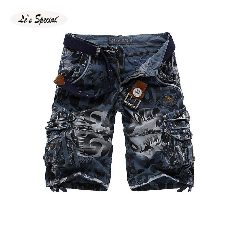 

Wholesale-HOT SALE New Men Shorts Surf Bermudas Men Top Camouflage/Camo Boardshorts Cargo Shorts Jeans Leisure Pocket Shorts Male Shorts, Picture color