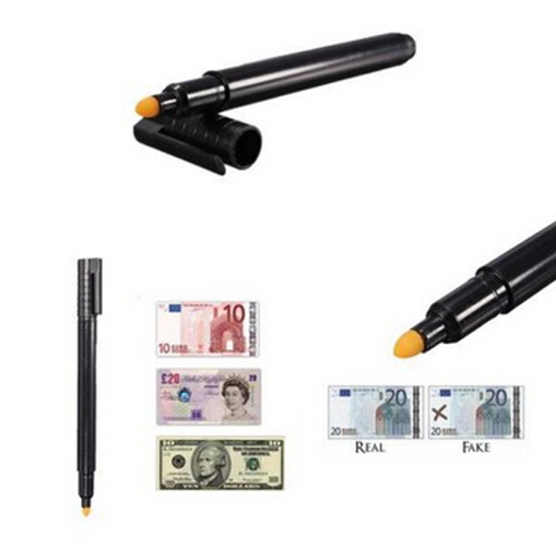 

Free Shipping Counterfeit Bill Detector Pen Money Fake BankNote Marker Tester