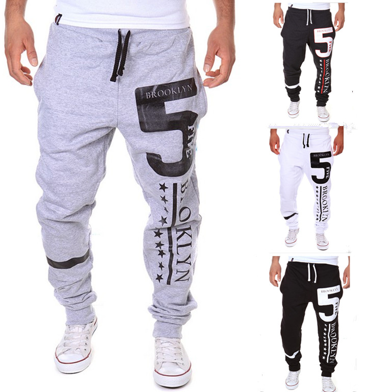 

Wholesale-2016 new men's fashion casual sport pants / Men stretch elastic waist lacing sweatpants / male S-pants, 8763 red