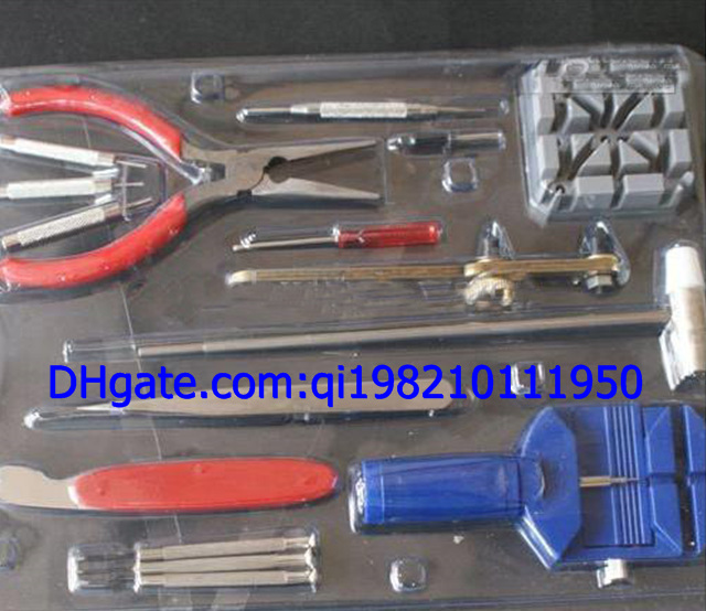 

Wholesale - Professional Mens Womens Wrist Watches Repair Tools Make Watch Repair Fix Tool Kit for Watchmaker, Black