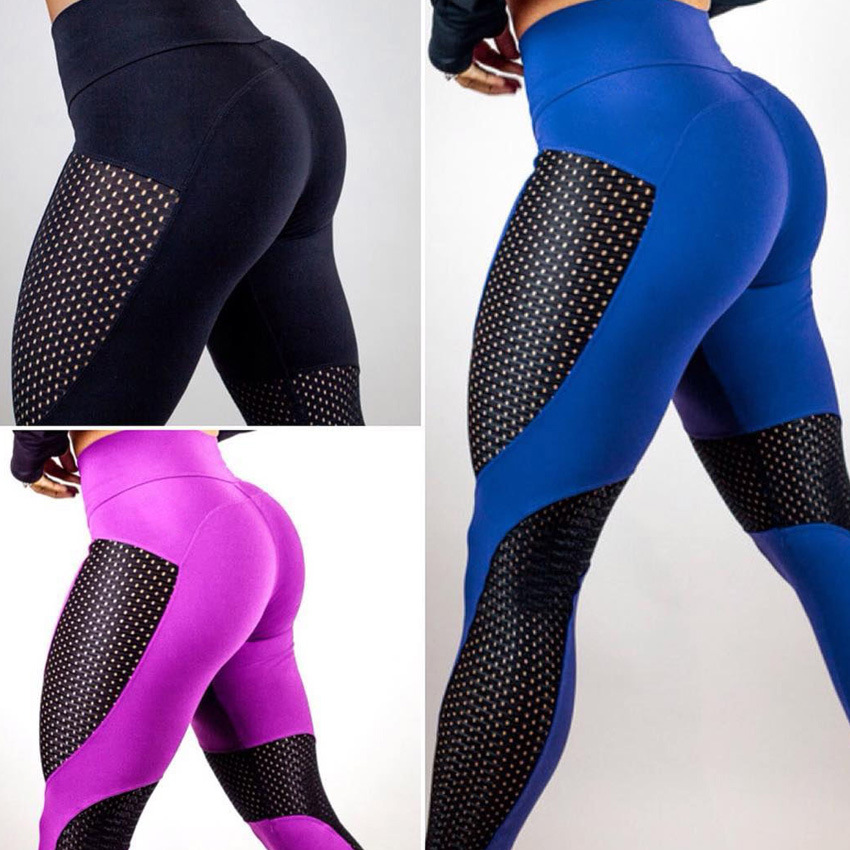 Ladies Leisure Sports Spring Summer Underwear Elastic Body Building Exercises Lift Hips Pants Leggings Breathable Fitness Gym Running Pants-image-404460327