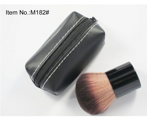 

Free Shipping! 2018 hot New arrive Makeup Professional 182 Rouge makeup brush kabuki Blusher Brush + leather Pouch (1Pieces/Lot)