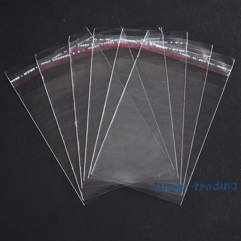 

Free shipping 9*13cm,1000pcs/lot transparent self adhesive seal OPP bags-clear plastic bag with sticky tape, reusable jewelry packing pouch