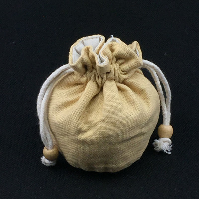 

Cute Round Bottom Drawstring Bucket Bag High Quality Plain Cotton Linen Cloth Pouch Small Packaging Bags for Gift Jewelry Storage Bag 10pcs/