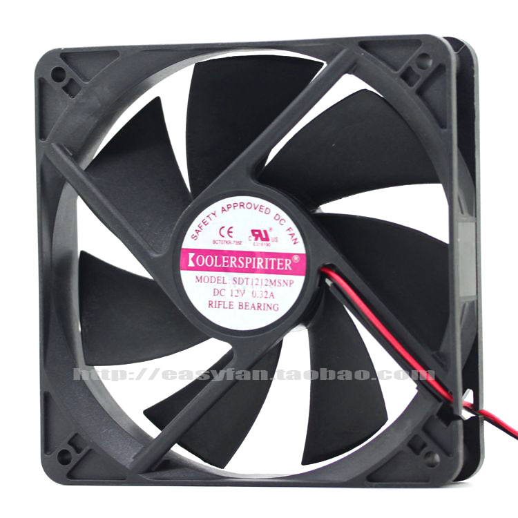 

New Original for COOLERSPIRITER SDT1212MSNP 12V 0.32A 12cm 120*120*25MM cooling fan
