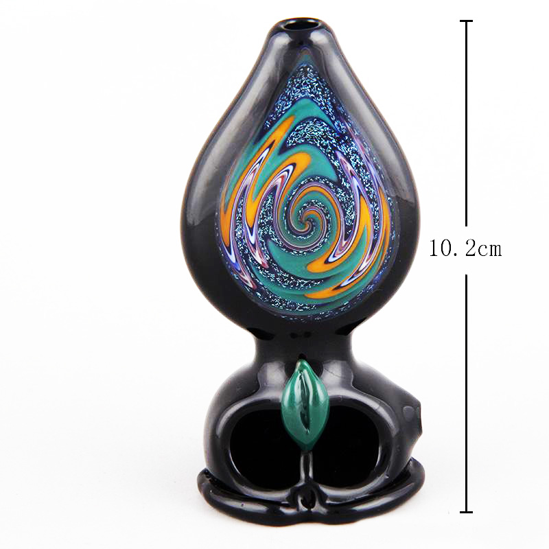 

Owl Style Glass Hand Pipes For Smoking Pipe Dab Rig With Dual Bowl 4inch Length
