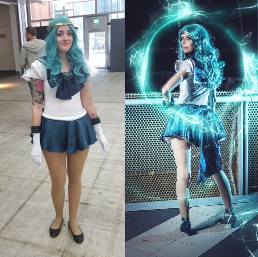 

SuperS Sailor Moon cosplay Kaiou Michiru Sailor Neptune cosplay halloween costumes