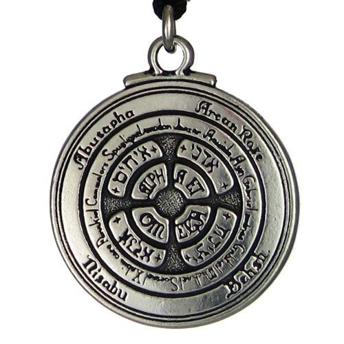New Punk Amulet Pendant Talisman For Honor and Riches Pentacle Pendant Hermetic Enochian Kabbalah Pagan Wiccan Jewelry-image-389556558