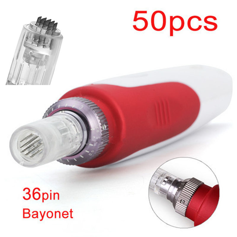 

50 PCS/lot 36 pin Electric Derma Pen Needles MYM needle Cartridge Auto Microneedle 36 Needles Dermapen Tip