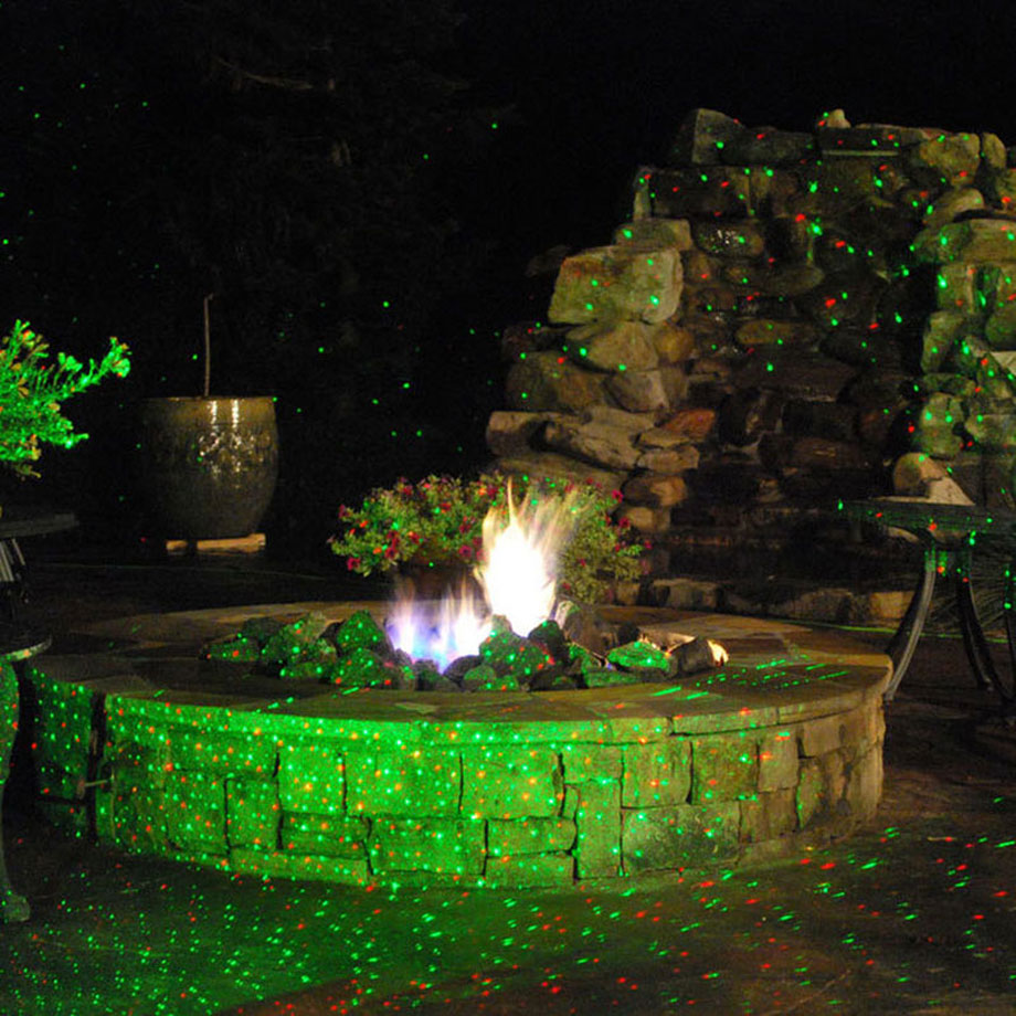 

Outdoor IP44 waterproof Red green Elf firefly garden laser christas tree projector holiday light 110v landscape lighting