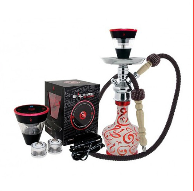 

Newest design square e head ehead e-head,e hose mini ehose e shisha square cartridge refillable e hookah disposable hookah DHL FREE, Multi