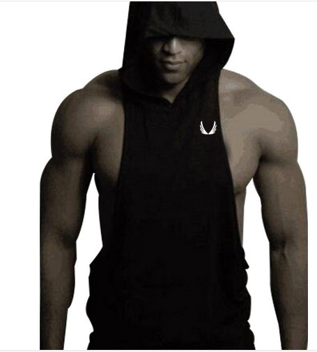 

Newest Golds Bodybuilding Stringer Hoodies Gym Stringer Hoodie Fitness Brand Tank Top Men Clothing Cotton Pullover Hoody Men Tank Tops, Blue