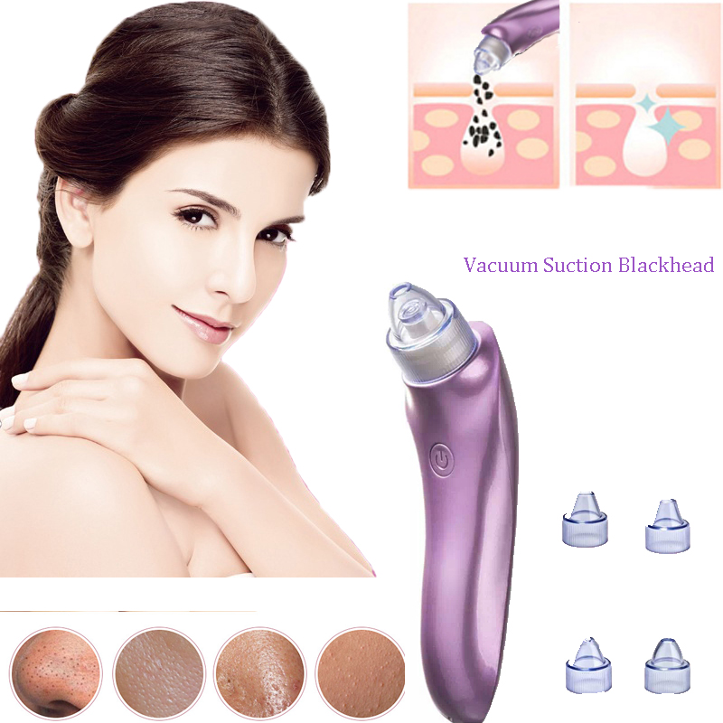 Electric Professional Beauty Facial Care Skin Tools Blackhead Remover Vacuum Extraction Acne Pore Extraction Acne Blackhead Cleaner Device