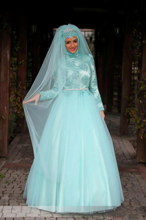 lace malay wedding dress