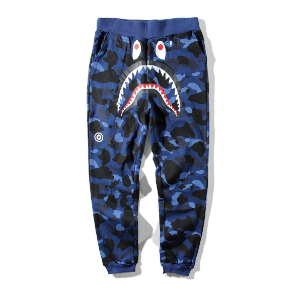 

2019 New Mens Sportswear Pants Jogger Tracksuit causel Terry Fabric Crewneck Bird OVO Drake Black Hip Hop stusay Men Shark mouthtrousers, Purple