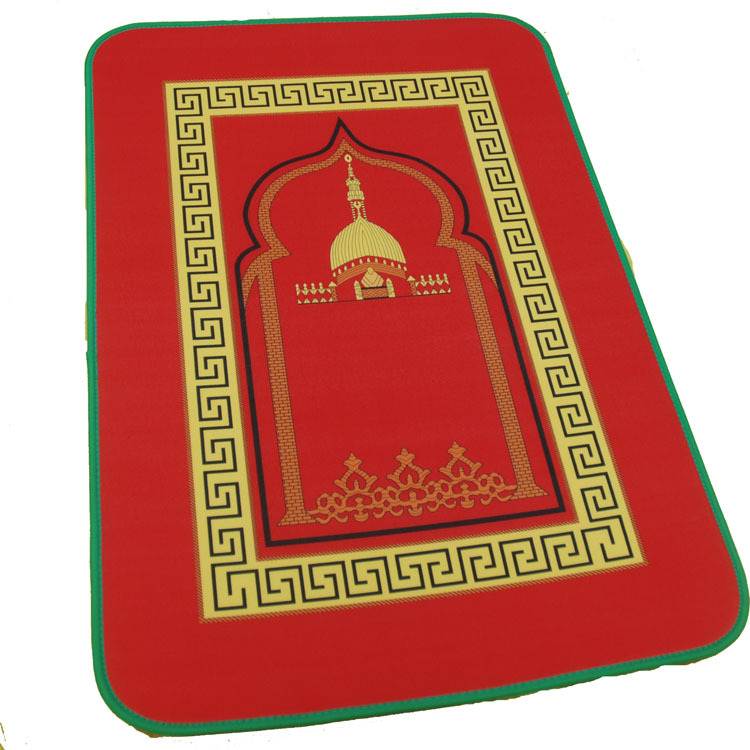 

2018 Newest Design Hot Sale High Quality EVA OEM logo MashaAllah Travelling Islamic Prayer Mat/rug/carpet Salat islam prayer mat, Mix colors