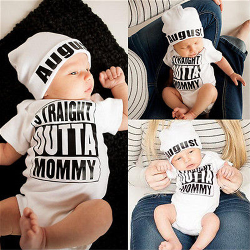 

Hot sale kids White Newborn Baby Girl Boy Clothes Bodysuit Romper Jumpsuit Outfits One-pieces 0-18M