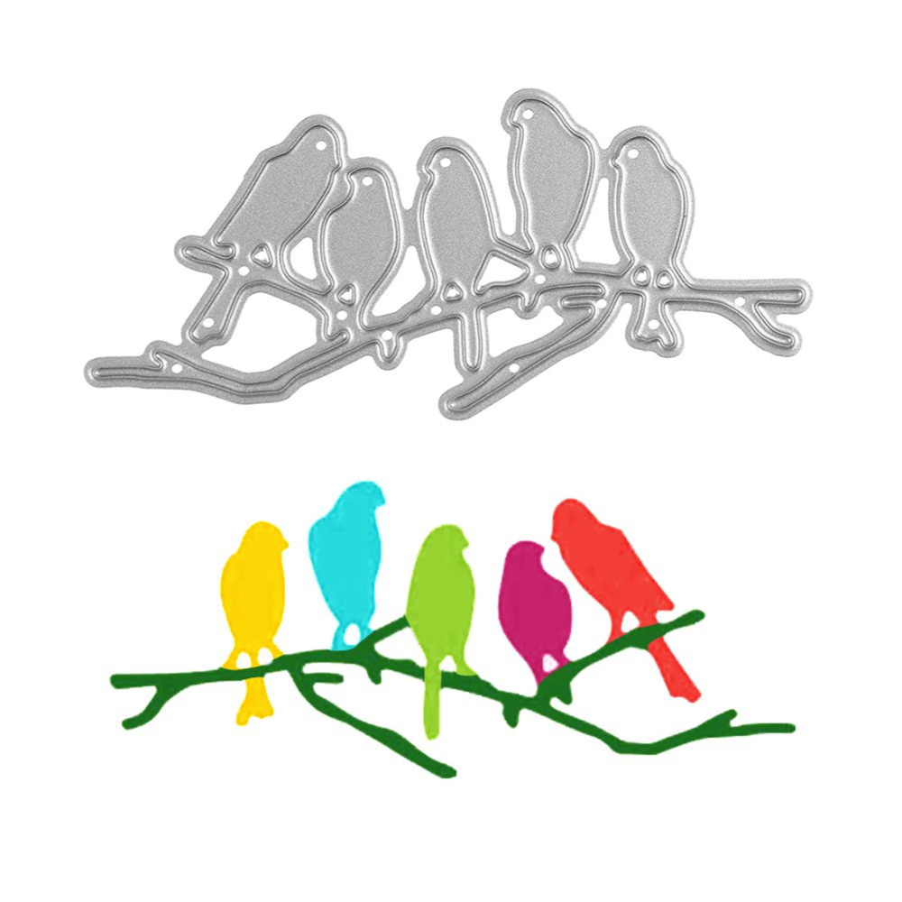 

Birds Group Metal Cutting Dies Stencils for DIY Scrapbooking Album Decorative Embossing DIY Paper Cards Creation Gift Embossing Folder