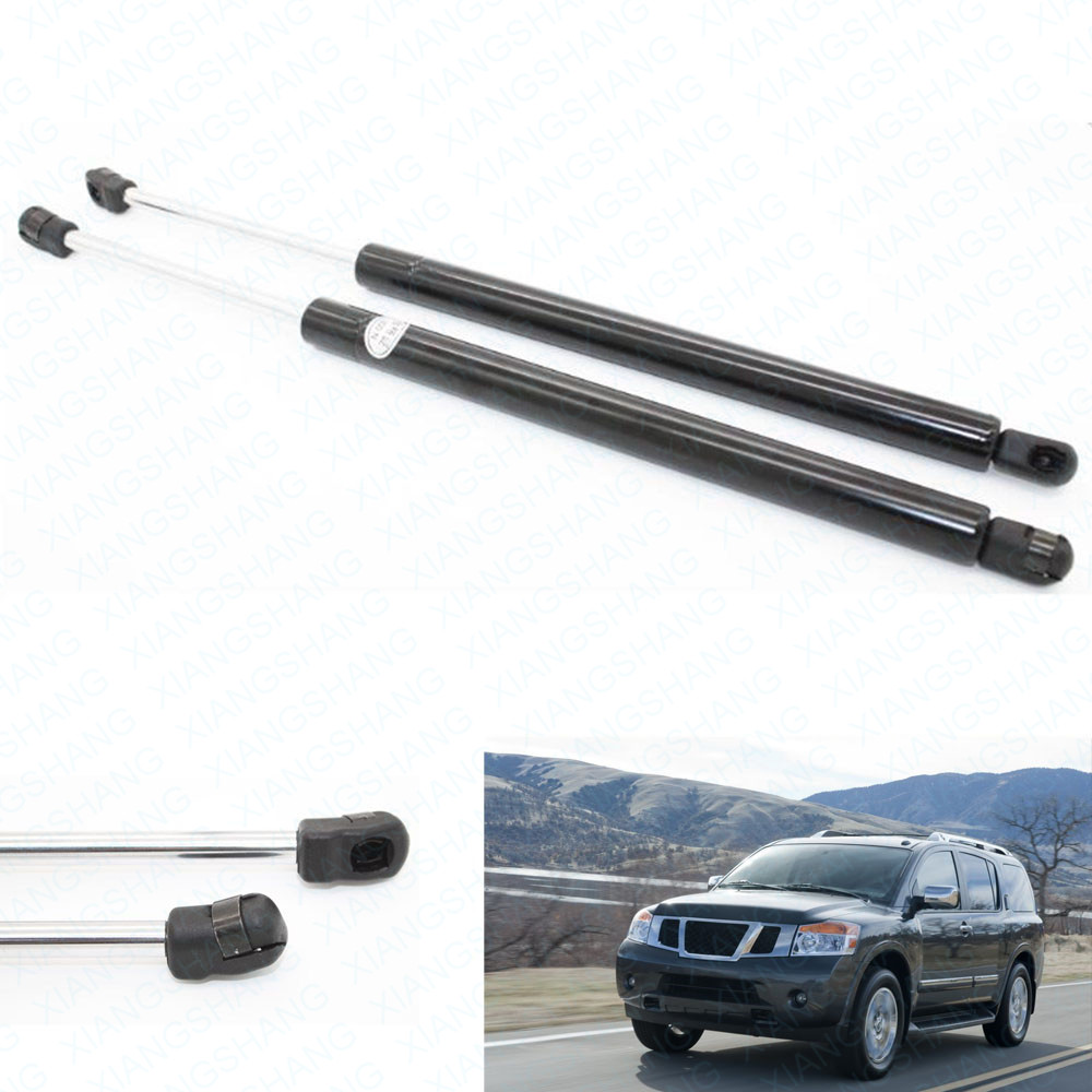 2 pièces/ensemble voiture capot avant Auto ressort à gaz entretoises Prop Support de levage convient pour 04-12 Nissan Titan 14260