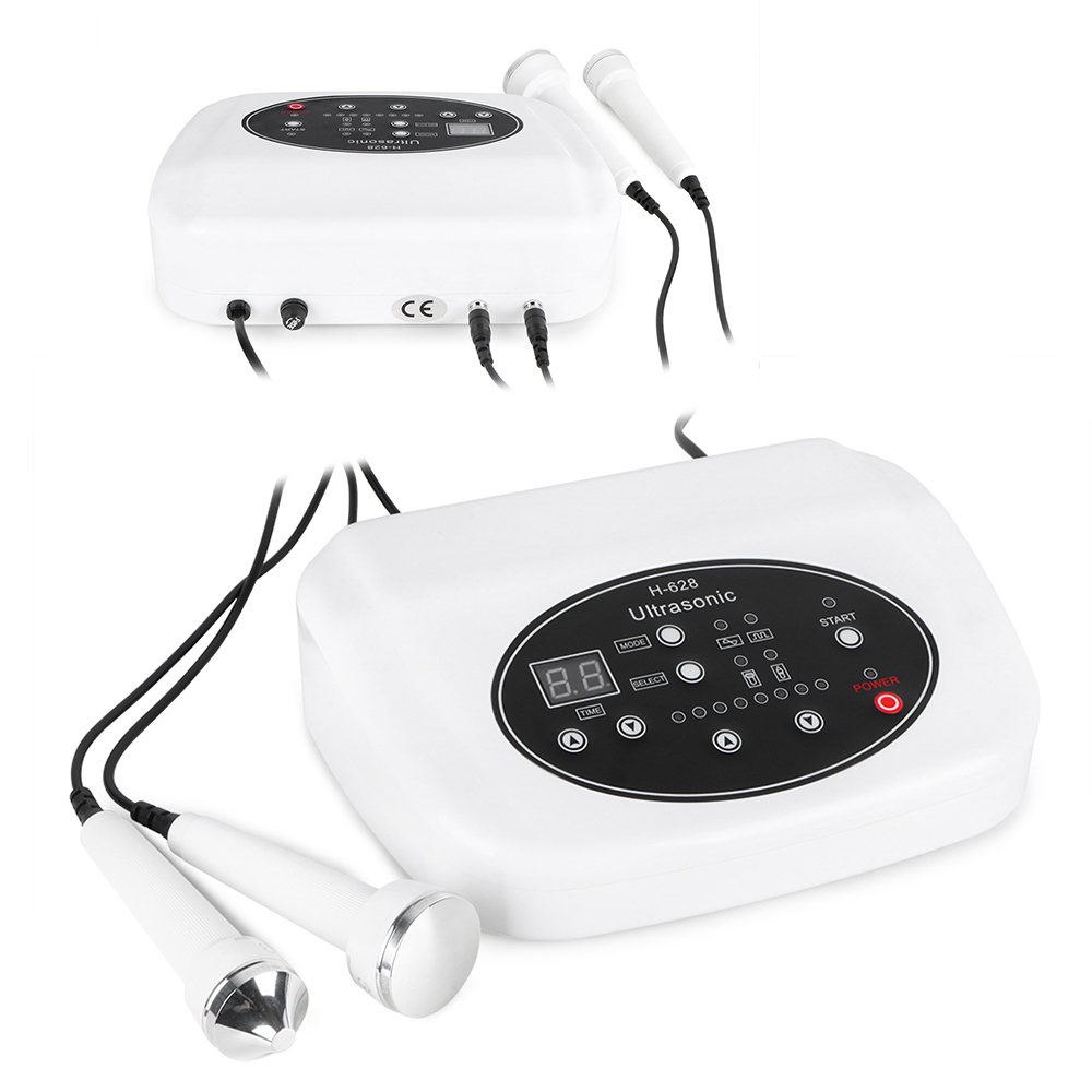 

Personal use 1MHz 3MHz Ultrasound Winkle Acne Removal Facial Skin Tightening face Spa Machine with two probe