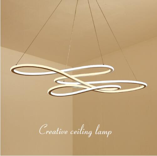 Double Side Light Moderne Led Pendentif Lumière Alumimum Suspension Luminaire Pendentif pour Cuisine Salle À Manger Salon éclairage intérieur