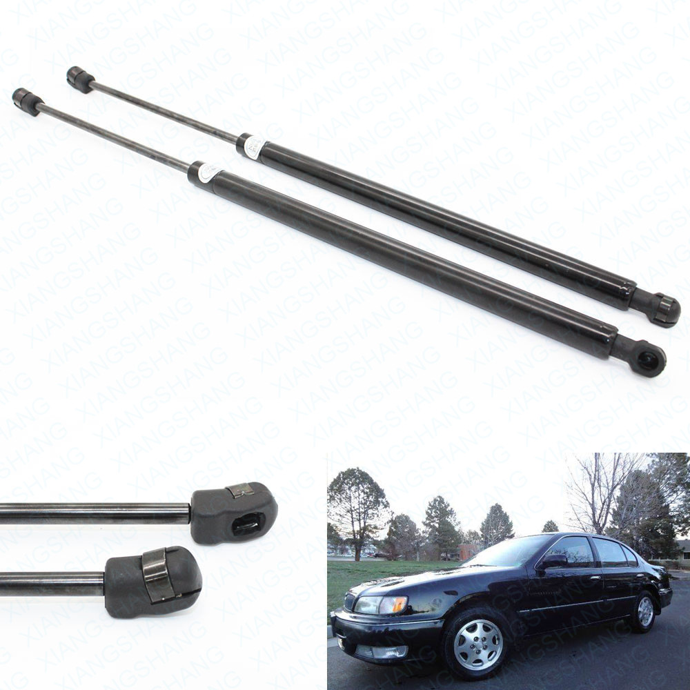 

2pcs/set car Fits for 1996 1997 1998-1999 Infinit y I30 Nissan Maxima Hood Gas Lift Supports Rods Arm Shocks