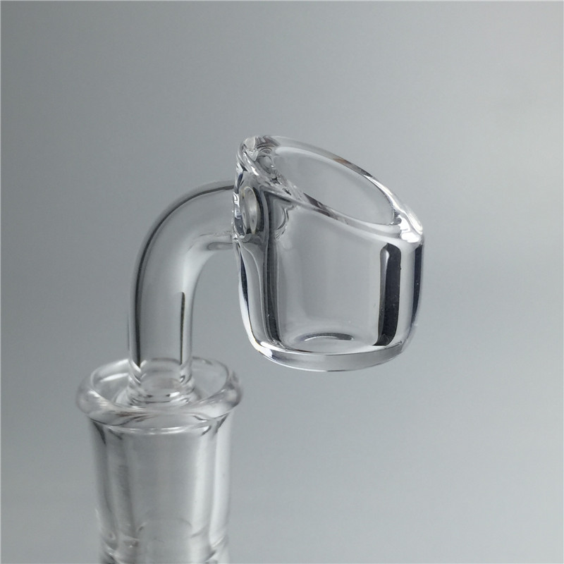 

4mm thick quartz banger nail with 10mm 14mm 18mm male female 45 degree 90 degree clear joint domeless quartz nails for oil rigs