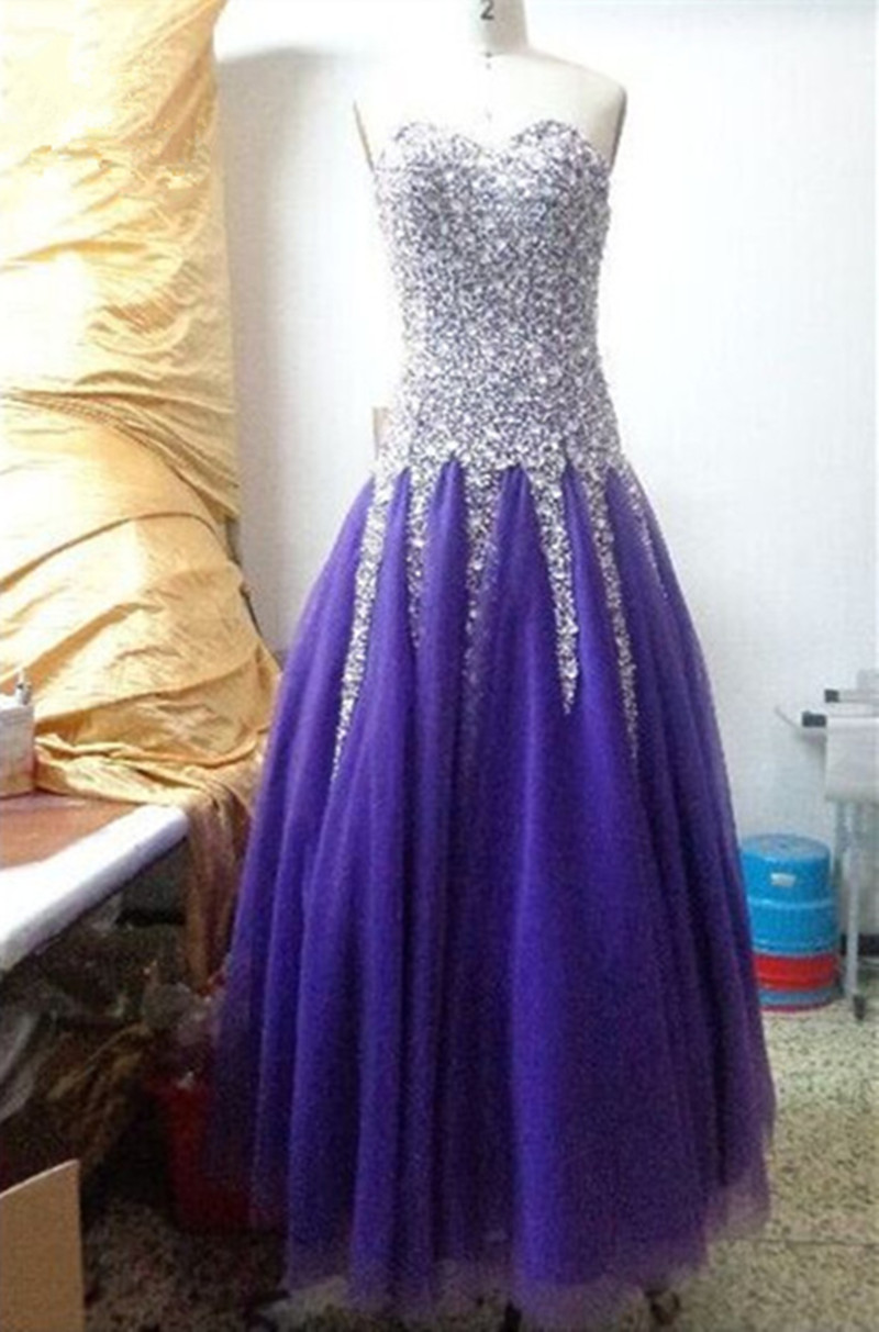 

2017 Sexy Sweetheart Crystal Ball Gown Quinceanera Dress with Beading Sequins Tulle Plus Size Sweet 16 Dress Vestido Debutante Gowns BQ85, Gold
