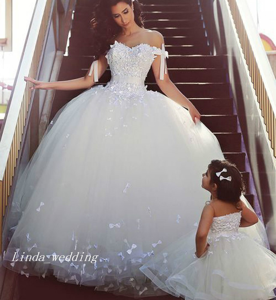 

Vintage Princess Ball Gown Wedding Dresses Elegant Beautiful Puffy Off Shoulder Muslim Formal Bridal Party Gowns, White