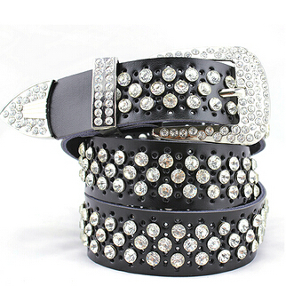 

Wholesale-The new 2016 ladies fashion belt belt multicolor women belt, White