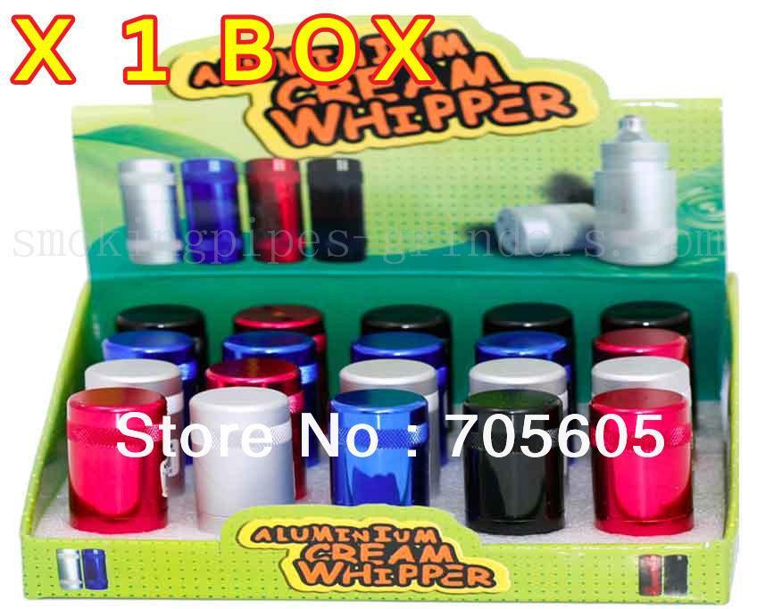 

12pcs/lot Aluminum Cream Whipper Aluminum Cracker mix colors free shipping