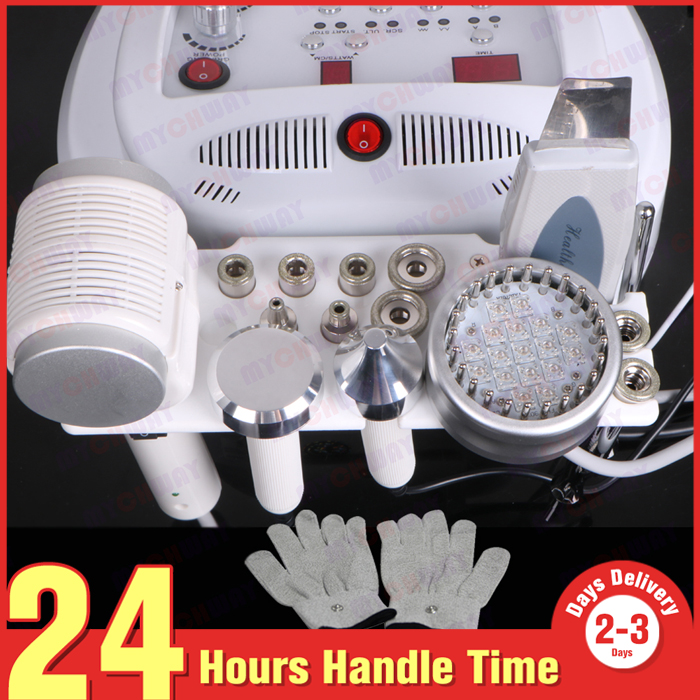 

2016 Famous 7in1 Diamond Dermabrasion Machine Skin Scrubber Photon Microcurrent BIO Gloves Anti Wrinkle Acne Remover Ultrasonic Head