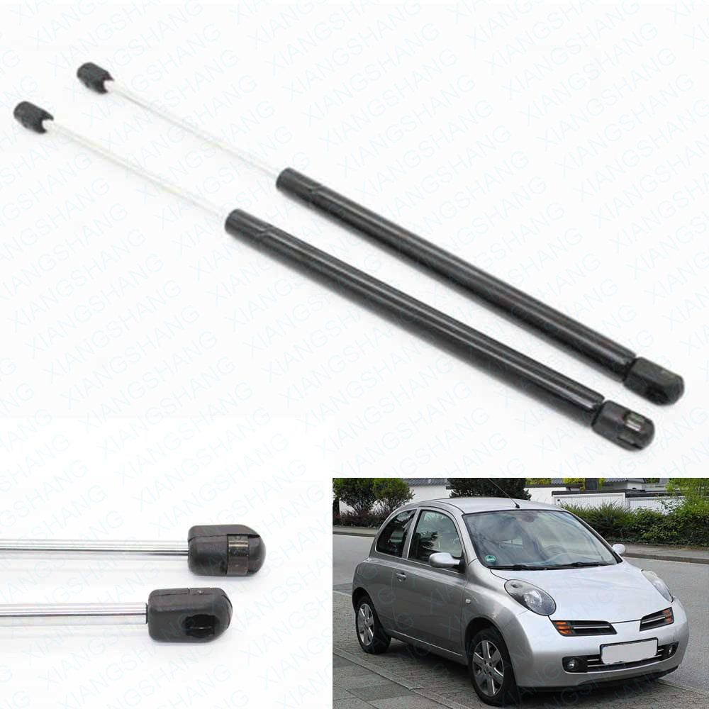 

2pcs Auto Tailgate Gas Struts Spring Car Lift Support for Nissan Micra K12 2002-2003 2004 2005 2006 2007 2008 2009 2010 Hatchback Left&Right