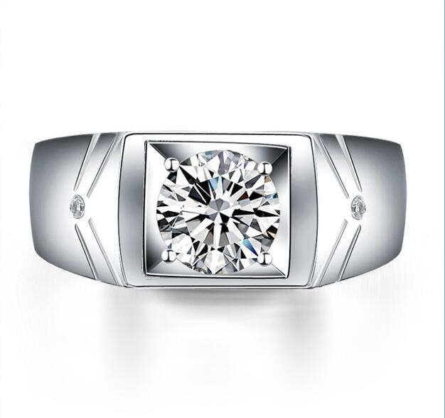 Halo art deco Mariage Bague de Fiançailles Rond Zircone cubique Argent Sterling 925