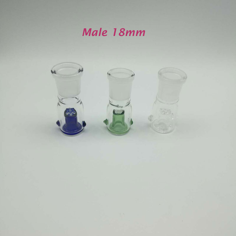 

Wholesale 3 Colors Glass Bowl Pieces For Bongs Female Male 14mm 18mm With Honeycomb Screen Round Glass Bowls For Oil Rigs Glass Bongs