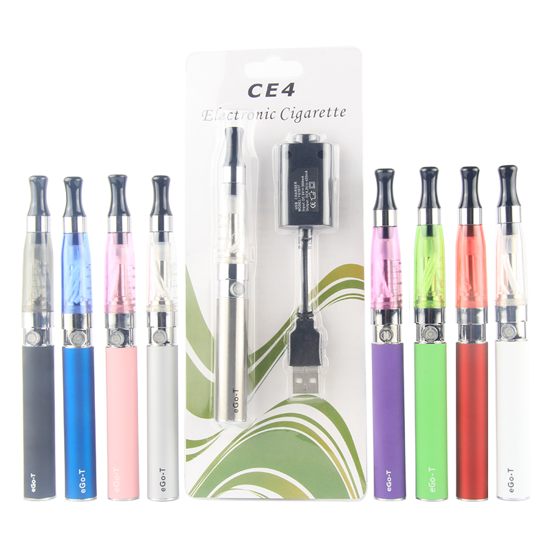 

Vaper eGo T CE4 Vape Pen Single Starter Kit Blister Pack 650 900 1100mAh E Cigarette Vapes Battery CE4 Atomizer Clearomizer Vaporizer Tank, Multi