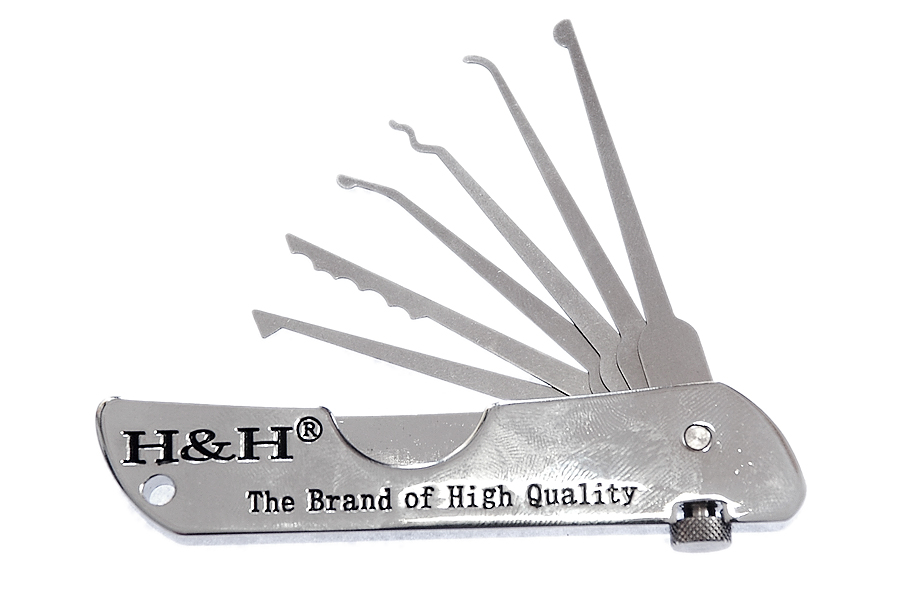 

H&H Fold Pick Tool Lock Pick Set Auto Locksmith Tools Locksmith Supplies