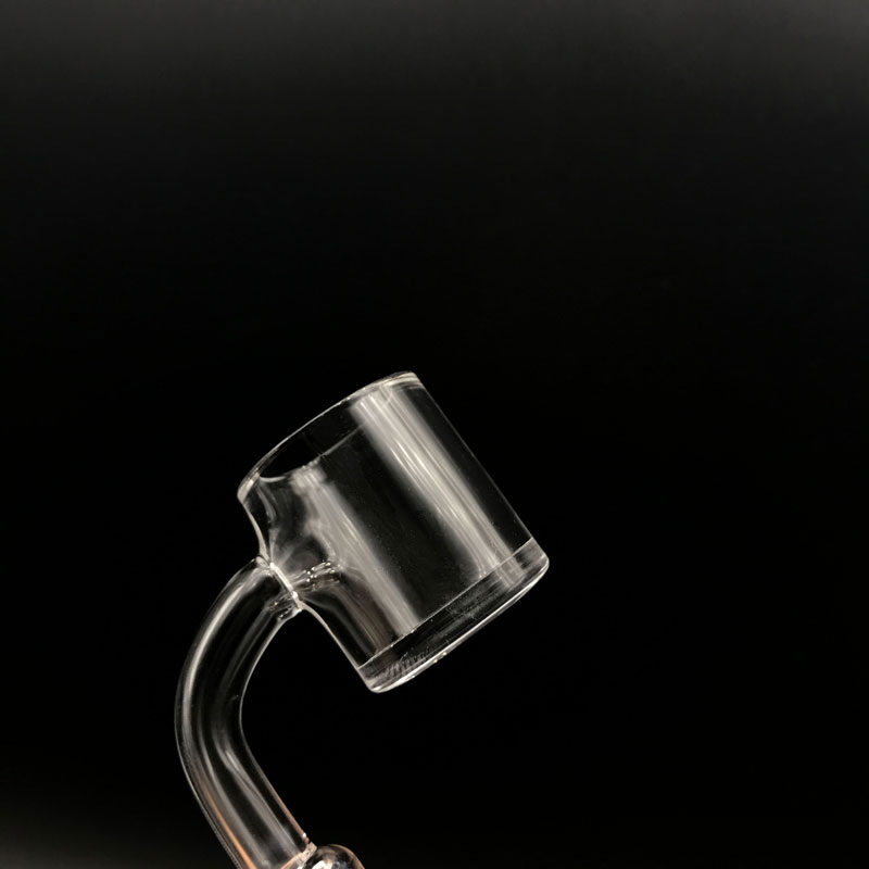 

25mm OD XL Beveled Edge quartz banger with 3mm Thick Bucket 4mm Bottom with 10mm 14mm 18mm Male Female Quartz Banger Nails