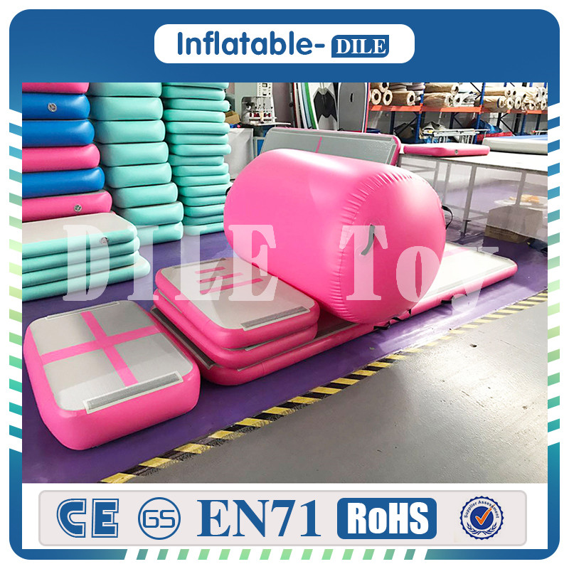 

Free Shipping Inflatable Air Roll For Gymnastics Training,Airtracks Air Barrel For Gym Inflatable Air Tumble Roll